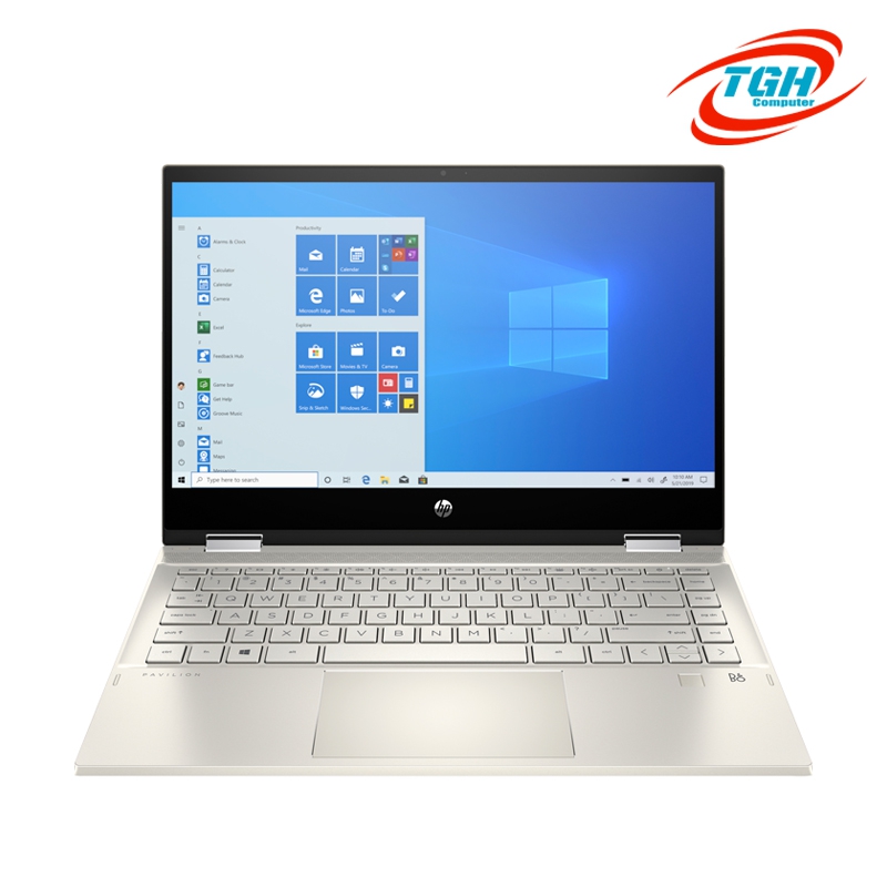 HP Pavilion x360 14-dw0061TU Core i3-1005G1/4GB/512GB SSD/14 FHD Touch/Win10+Office/Gold/Pen (19D52PA)