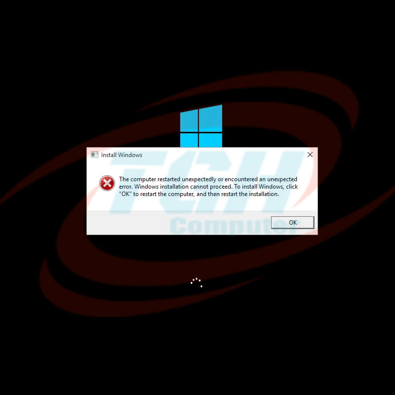 Sửa Lỗi The Computer Restarted Or Encountered An Unexpected Error Trên Windows 10