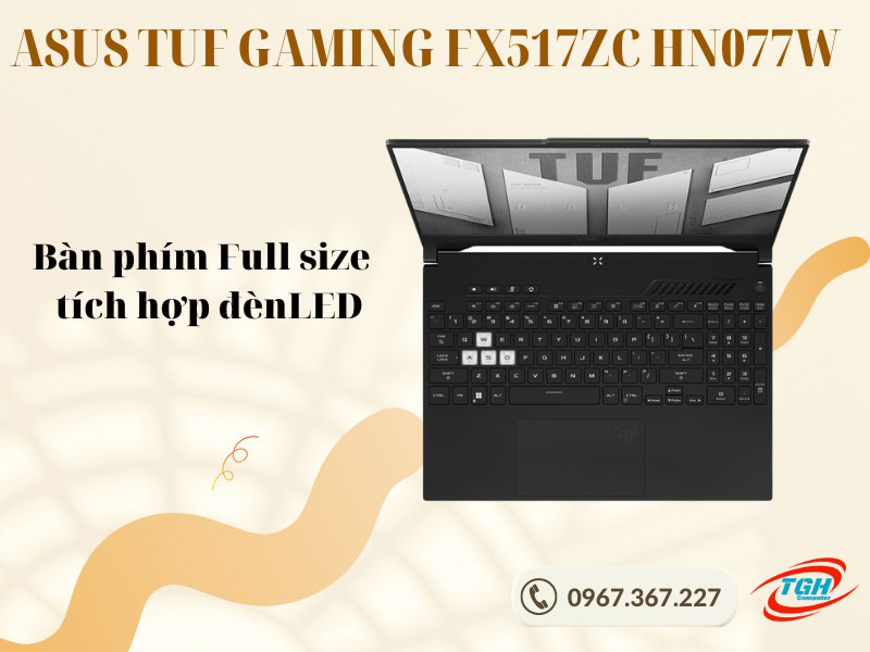 Asus Tuf Gaming Fx517zc Hn077w Core I5 Ban Phim