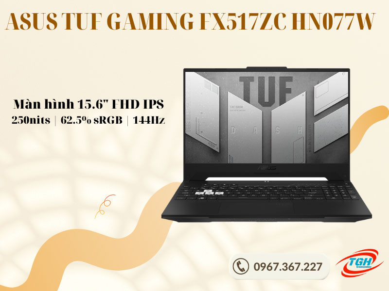 Asus Tuf Gaming Fx517zc Hn077w Core I5 Man Hinh