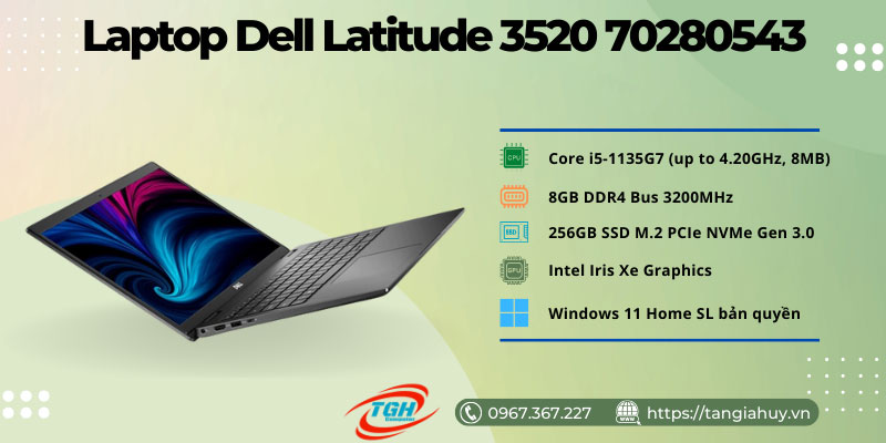 Dell Latitude 3520 70280543 Cau Hinh