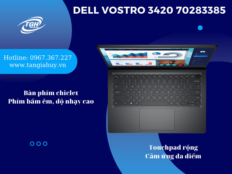 Dell Vostro 3420 70283385 Ban Phim Touchpad