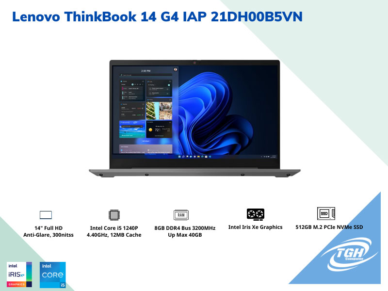 Lenovo Thinkbook 14 G4 Iap 21dh00b5vn Cau Hinh