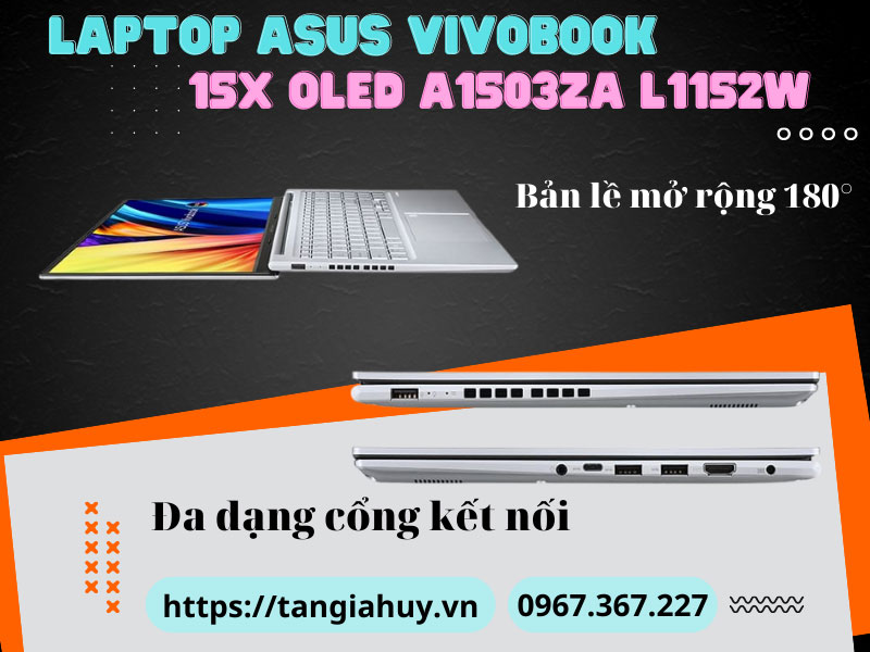 Laptop Asus Vivobook 15x A1503za L1152w Cong Ket Noi