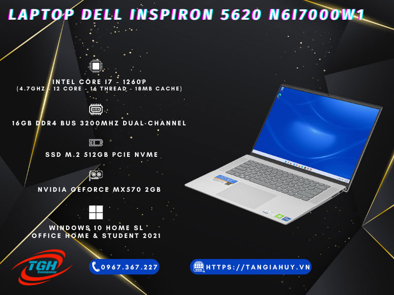 Laptop Dell Inspiron 5620 N6i7000w1 Cau Hinh