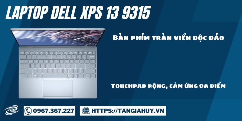Laptop Dell Xps 13 9315 Core I5 Ban Phim