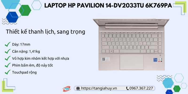 Laptop Hp Pavilion 14 Dv2033tu 6k769pa Thiet Ke