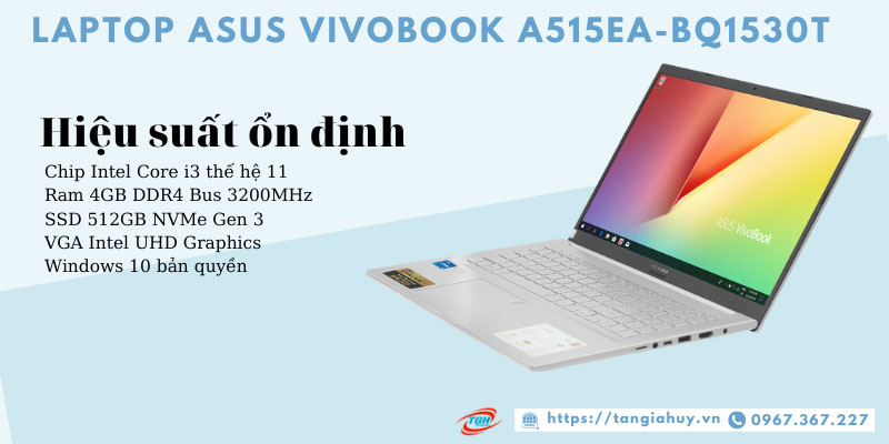Laptop Asus Vivobook A515ea Bq1530t Hieu Nang