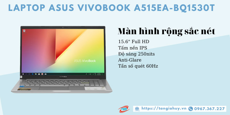 Laptop Asus Vivobook A515ea Bq1530t Man Hinh