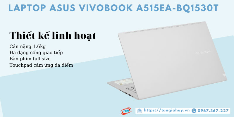 Laptop Asus Vivobook A515ea Bq1530t Thiet Ke