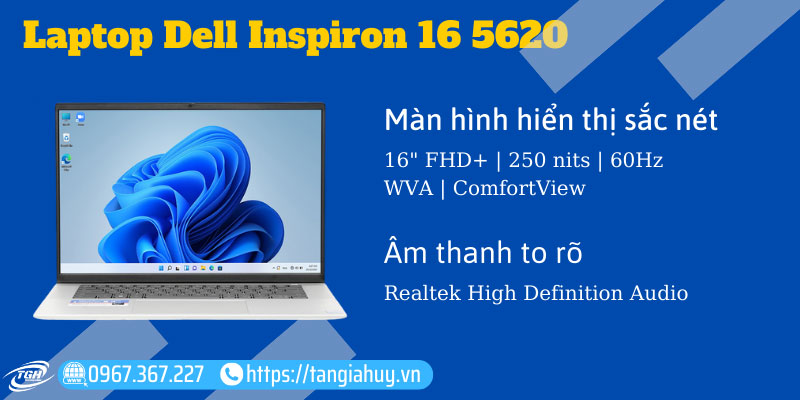Laptop Dell Inspiron 16 5620 Core I7 Man Hinh