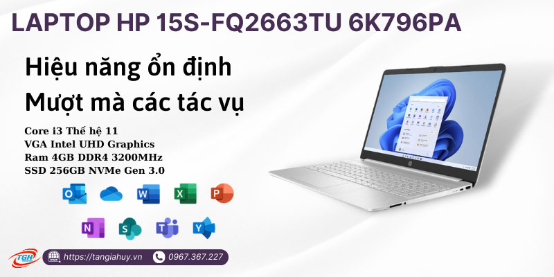 Laptop Hp 15s Fq2663tu 6k796pa Hieu Nang