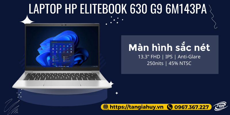 Laptop Hp Elitebook 630 G9 6m143pa Man Hinh