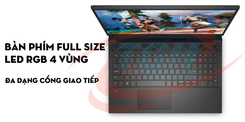Laptop Dell Gaming G15 5520 Core I7 Ban Phim