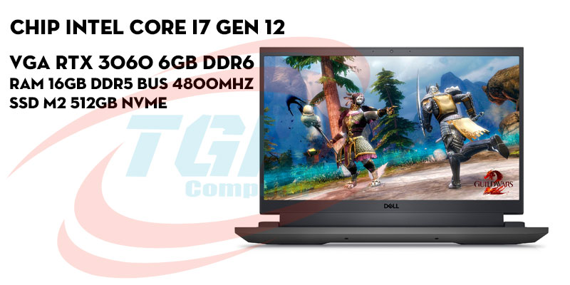 Laptop Dell Gaming G15 5520 Core i7 cấu hình khủng chơi game khoẻ