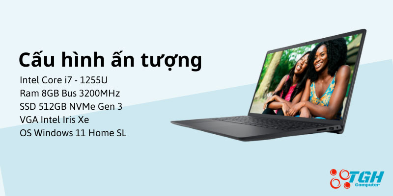 Laptop Dell Inspiron 15 3520 71001747 Cau Hinh